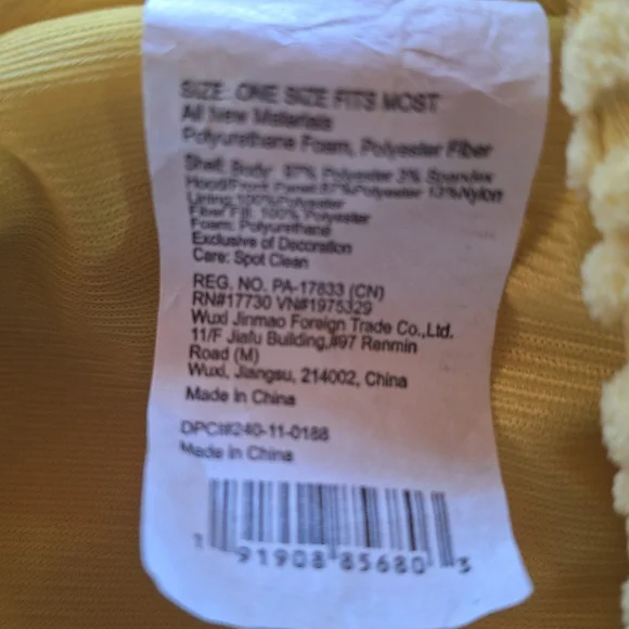 Adult Corn Costume OSFM - Picture 2 of 4